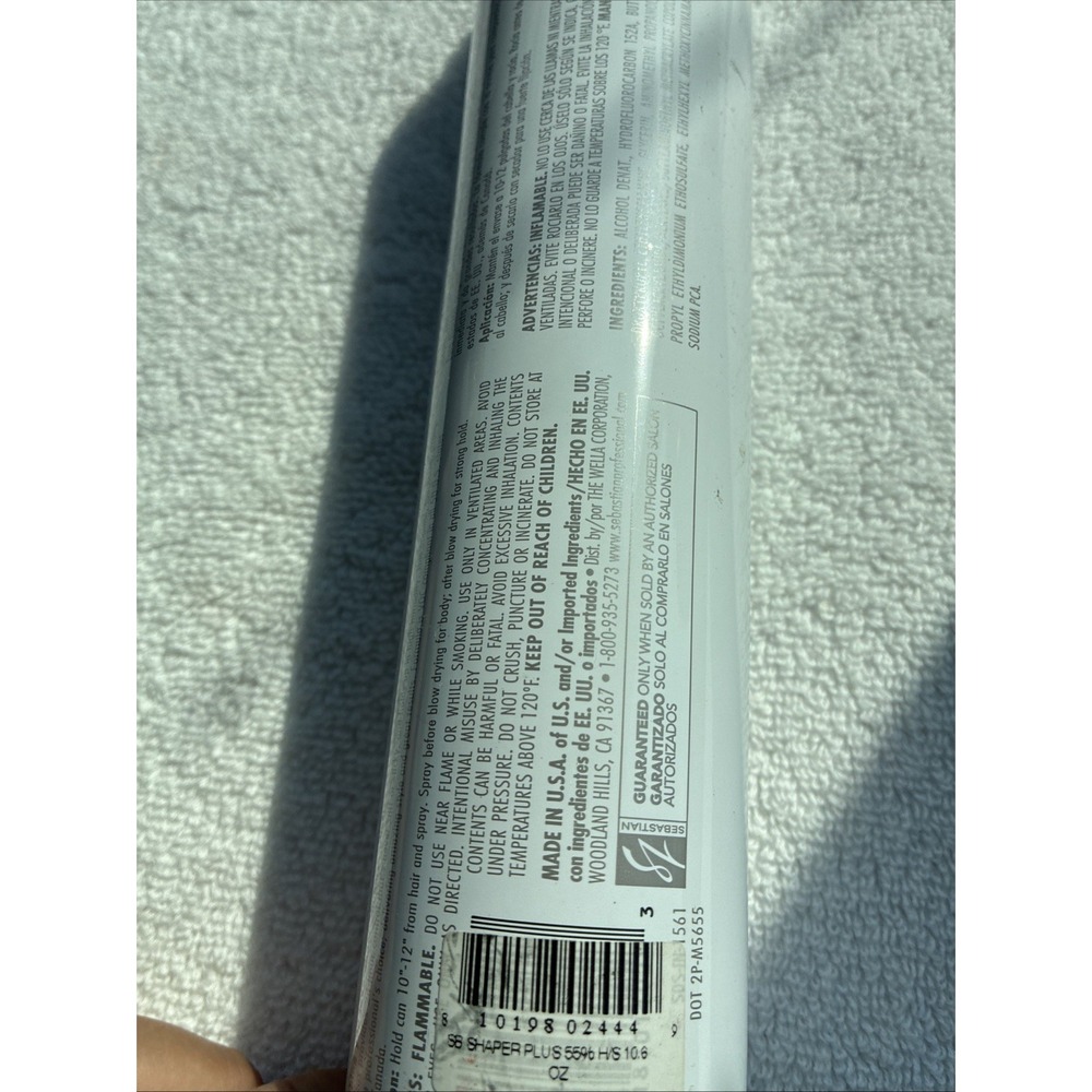 SEBASTIAN SHAPER PLUS EXTRA HOLD HAIRSPRAY EXTRA CONTROL 10.6 OZ‎ DENTED! - Picture 5 of 8